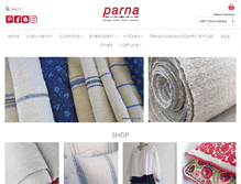 Tablet Screenshot of parna.co.uk